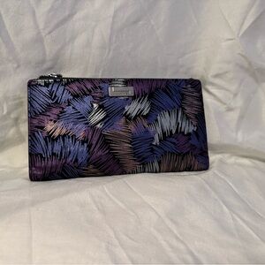 Lodis Purple & Black Patterned Wallet
